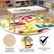Flash Furniture 23.5 in W, 47 in L, 23 in H, Beechwood, Birch Plywood, Steel, Beech/White MK-ME088026-GG - alternate 4